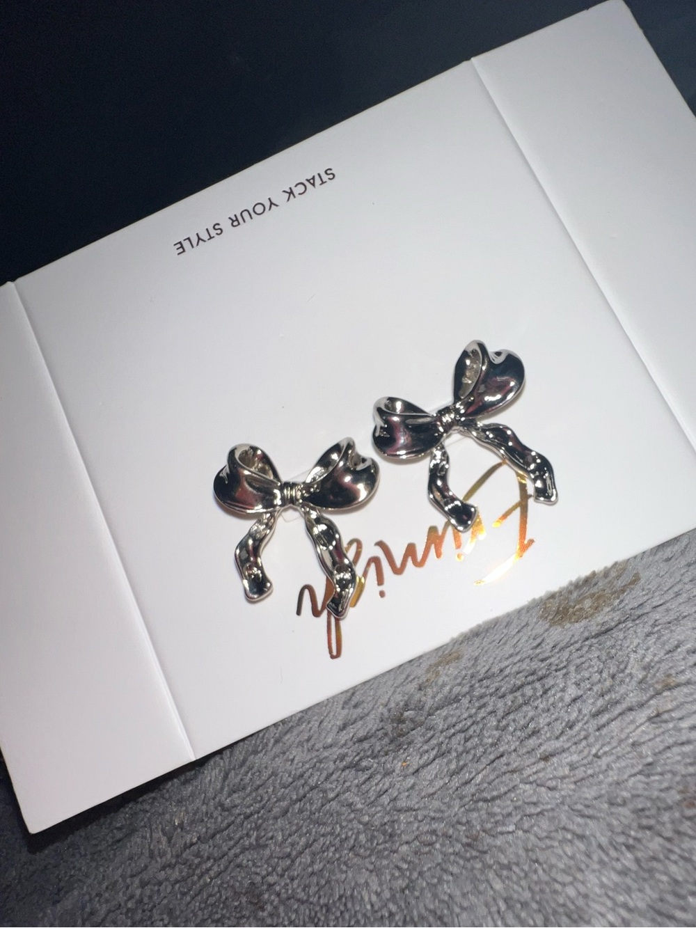 New Erimish silver bows